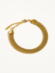 Caden 18K Gold Non-Tarnish Bold Chain Bracelet in Yellow Gold