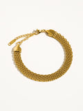 Caden 18K Gold Non-Tarnish Bold Chain Bracelet in Yellow Gold