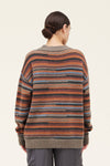 Stop Stripe Sweater in Maple