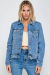 Medium Wash Classic Denim Jacket