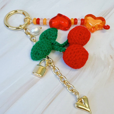 Heart Your Cherry Jingle Bag Charm