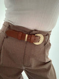 Brown Leather Belt