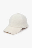 Sherpa Baseball Hat in Beige