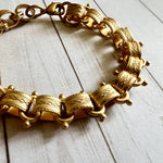 Maybelle from Slidell Antique Gold Vintage Chain Bracelet