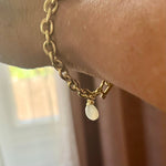 Champagne Thursdays Gold Traditional Charm Bracelet