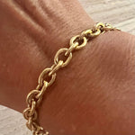 Champagne Thursdays Gold Traditional Charm Bracelet