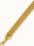 Caden 18K Gold Non-Tarnish Bold Chain Bracelet in Yellow Gold