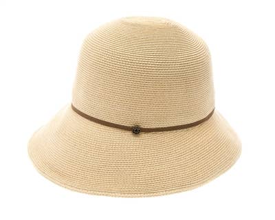 Elegant Microbraid Straw Sun Hat