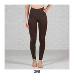 Fleece Lined Leggings in Coffee