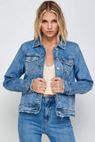 Medium Wash Classic Denim Jacket