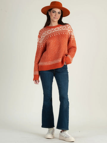 Park City Sweater in Spice