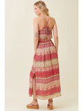 Bleach Wash Maxi Dress