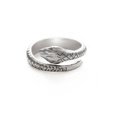 Ophidian Ring in Silver