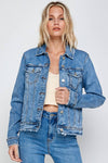 Medium Wash Classic Denim Jacket