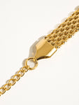 Caden 18K Gold Non-Tarnish Bold Chain Bracelet in Yellow Gold